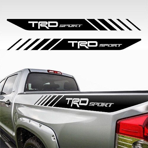 TRD Sport Strobe-stijl Vinyl Sticker voor de Zijwand van Toyota Tacoma