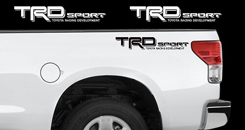 TRD Sport-logo Vinylsticker voor Toyota Tundra zijkant