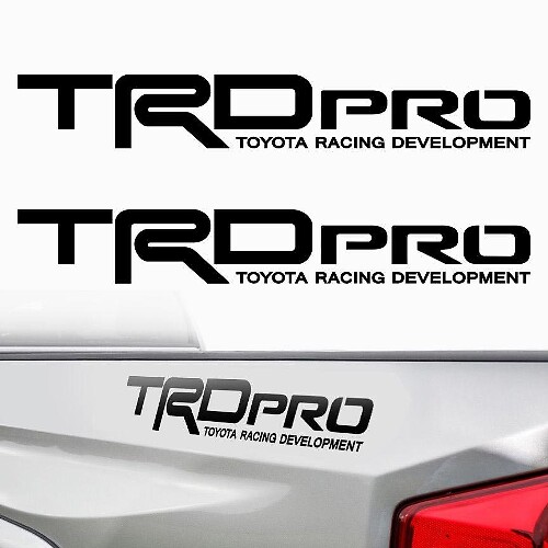 TRD Pro-lettering zijwand vinylsticker voor Toyota Tundra