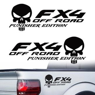 Ford F-150 FX4 Off-Road Truck f150 The Punisher Pair Decals Vinyl Decal f 150 7