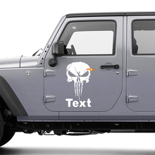 PUNISHER JEEP Wrangler Sticker JK CJ TJ YJ Truck Hood Achterklep JDM Vinyl Sticker
 2