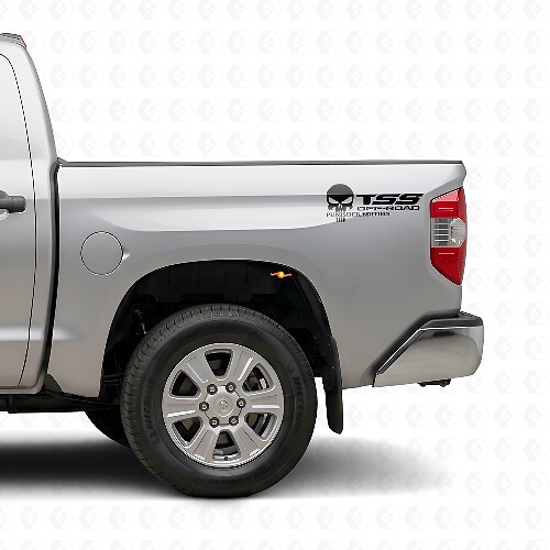 TSS Off Road Punisher Edition Achterzijde Vinyl Decal Kit voor Toyota Tacoma Tundra
