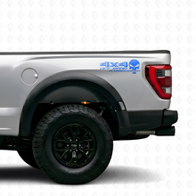 4x4 Off Road Punisher Edition Zijbed Vinyl Decal Set voor Musclecar truck_2