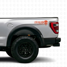 4x4 Off Road Punisher Edition Zijbed Vinyl Decal Set voor Musclecar truck_4