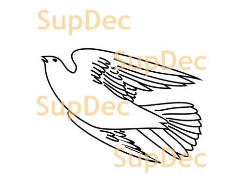 Vogel Vinyl Art Wall Window Badkamer Sticker Sticker verwijderbaar #25
