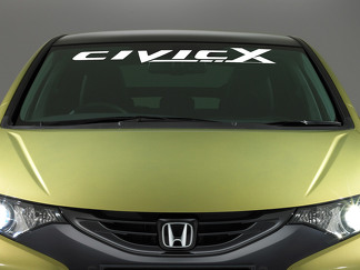 Honda Civic Logo Windscherm Vinyl Decal Sticker Embleem Voertuig Graphics