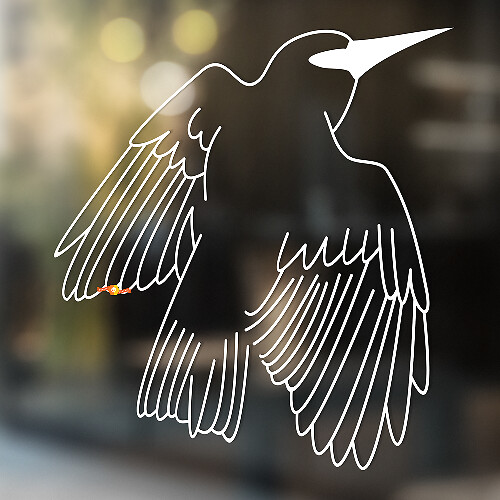 American Crow Universele Vinyl Decal Sticker