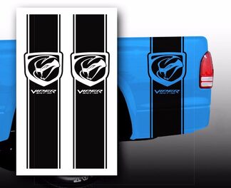 Dodge Viper SRT-10 Pickup Truck Bed Stripes sticker stickers / Kies kleur