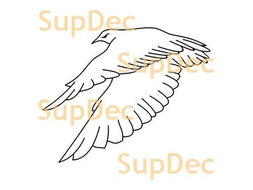 Vogel Vinyl Kunst Muur Raam Badkamer Sticker Decal verwijderbaar #27
