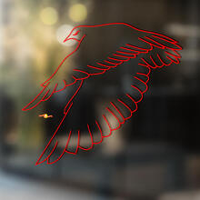 Falcon Bird Universele Vinyl Decal Sticker_2