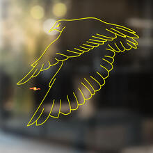 Falcon Bird Universele Vinyl Decal Sticker_4