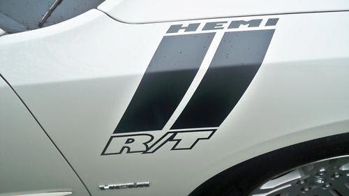 Hemi Rt Vinyl Auto Spatbord Strepen Past op Oplader / Magnum