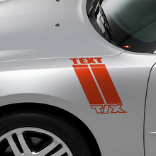 Aangepast Zijkant Hash Vinyl Strepen Decal Kit voor Dodge Durango_4