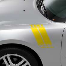 Aangepast Zijkant Hash Vinyl Strepen Decal Kit voor Dodge Durango_5