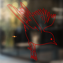 Sparrow Bird Universele Vinyl Decal Sticker_3