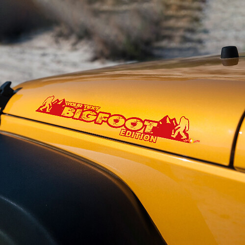 Bigfoot Mountains Edition Hood Stickers Stickers voor Jeep wrangler kappen
