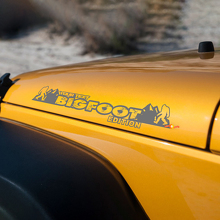 Bigfoot Mountains Edition Hood Stickers Stickers voor Jeep wrangler kappen
 2
