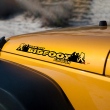 Bigfoot Mountains Edition Hood Stickers Stickers voor Jeep wrangler kappen
 3