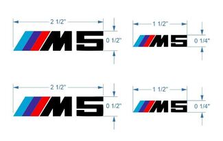 BMW M remklauw M5 sticker
