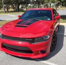 Dodge Charger 392 Daytona stijl kap sticker sticker Scat Pack 2015 2016 2017 2018 mopar Scatpack 2023
 2