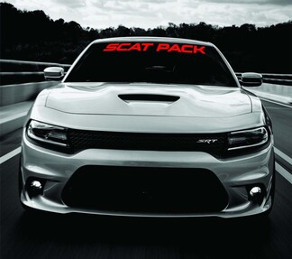 Dodge Charger SCAT PACK Voorruit Banner Sticker 2011-2018 SRT MOPAR 392 Scatpack