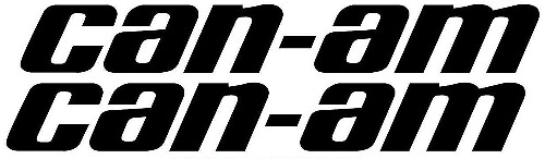 Can-Am Logo Vinyl Decal Kit voor Outlander Maverick