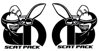2 X Dodge Challenger Scat Pack 392 HEMI Shaker Hood Stickers Decal Embleem Scatpack