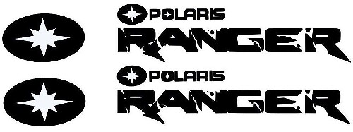 Polaris Ranger Logo Vinyl Sticker Set voor Polaris Ranger RZR 800-1000 XP
