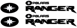 Polaris RANGER RZR 800 900 1000 XP ranger team sticker sticker embleem