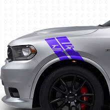 Aangepast zijkotflap hash-streep vinyl decal kit voor Dodge Durango 2009-2020_2