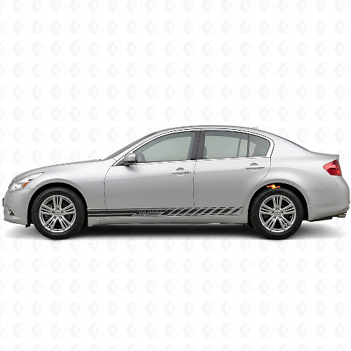 Racing Zijstrepen Vinyl Decal Kit voor Infiniti G35 G37