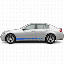 Racing Zijstrepen Vinyl Decal Kit voor Infiniti G35 G37_2