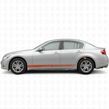 Racing Zijstrepen Vinyl Decal Kit voor Infiniti G35 G37_4