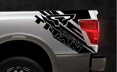 Titan Logo Achterzijde Grafische Vinyl Decal Kit voor Nissan Titan 2015-2018