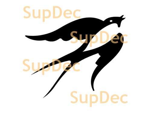 Vogel Vinyl Art Wall Window Badkamer Sticker Sticker verwijderbaar #32
