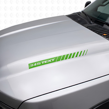 345 Hemi Stijl Custom Motorkap Strepen Vinyl Stickers voor Dodge Ram & Charger_3
