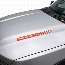 345 Hemi Stijl Custom Motorkap Strepen Vinyl Stickers voor Dodge Ram & Charger_4
