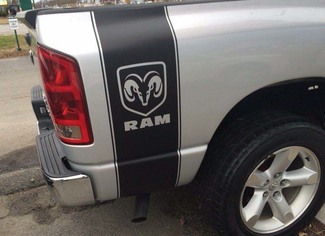 2 Truck vinyl stickers race strepen sticker Dodge Ram Rebel Mopar Hemi Graphics