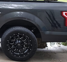 Claw Scratch Marks - vinyl sticker sticker - Past op Toyota chevy Ford truck 2