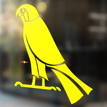 Parrot Tribal Style Universele Vinyl Decal Sticker_4