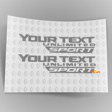 Onbeperkte Sport Zij Vinyl Decal Sticker voor Jeep Wrangler_2