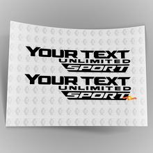 Onbeperkte Sport Zij Vinyl Decal Sticker voor Jeep Wrangler_3