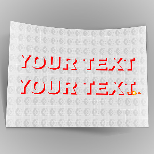 Paar stickers met Jeep Cherokee Shadow Hood-stickers