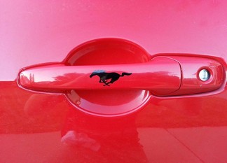94-98 Mustang kleine pony deurklink pony's (2) stickers vinyl grafische stickers