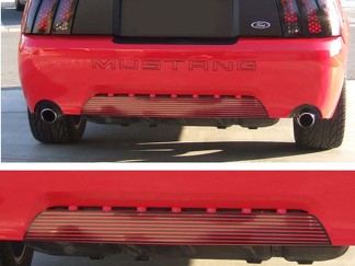 99-04 Ford Mustang gevoerde achterste onderste bumper invoegen sticker grafische sticker