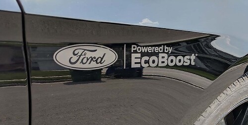 2010 - 2020 Ford Mustang aangedreven door Ecoboost Fender Decal Vinyl Sticker Graphic Pr