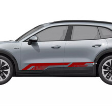 Dunne Lijnen Zijkant Rocker Panel Vinyl Decal Sticker voor Porsche Cayenne Electric_2