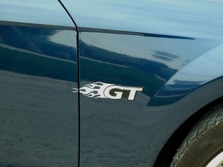 1999-2020 Ford Mustang embleem vlammen voor Gt - vinyl stickers grafische stickers