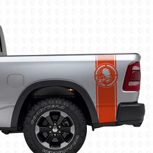 Metal Mulisha Skull Achterzijstrepen Vinyl Decal Set voor Pickup Trucks_4