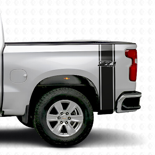Z71 4x4 Zijde Bedgrafiek Vinyl Decal Set voor Chevy Pickup